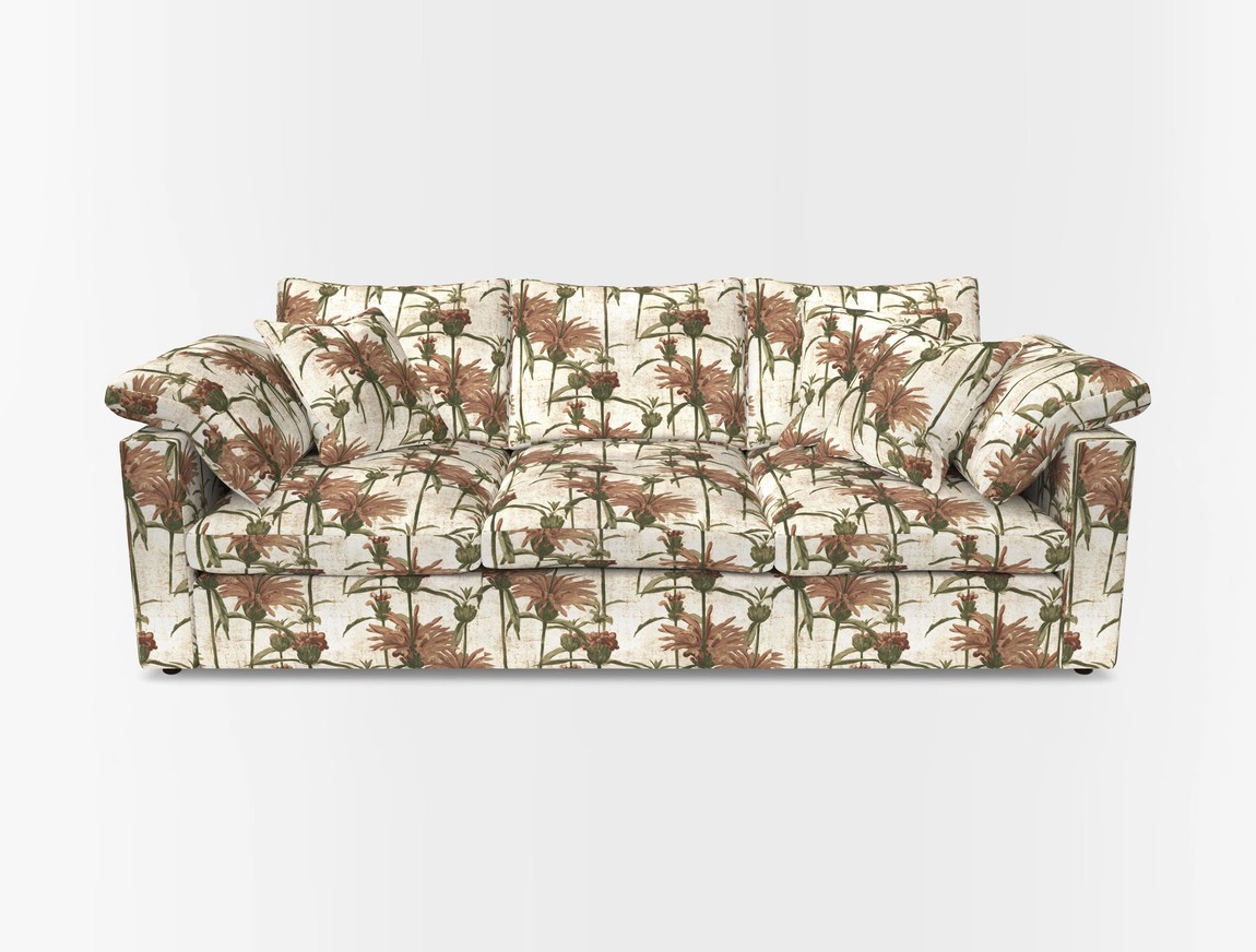 4 Seater Straight Arm Sofa
