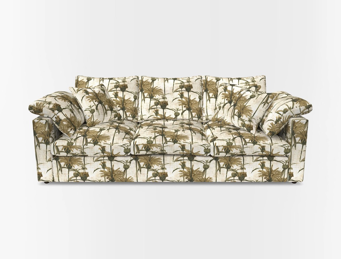 4 Seater Straight Arm Sofa