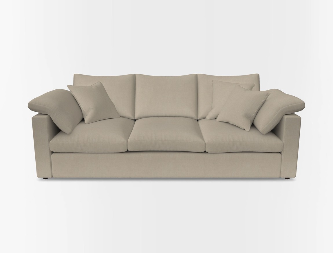 4 Seater Straight Arm Sofa