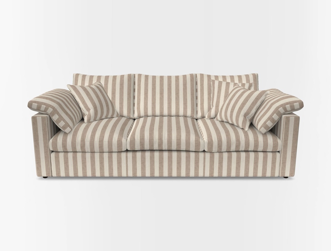 4 Seater Straight Arm Sofa