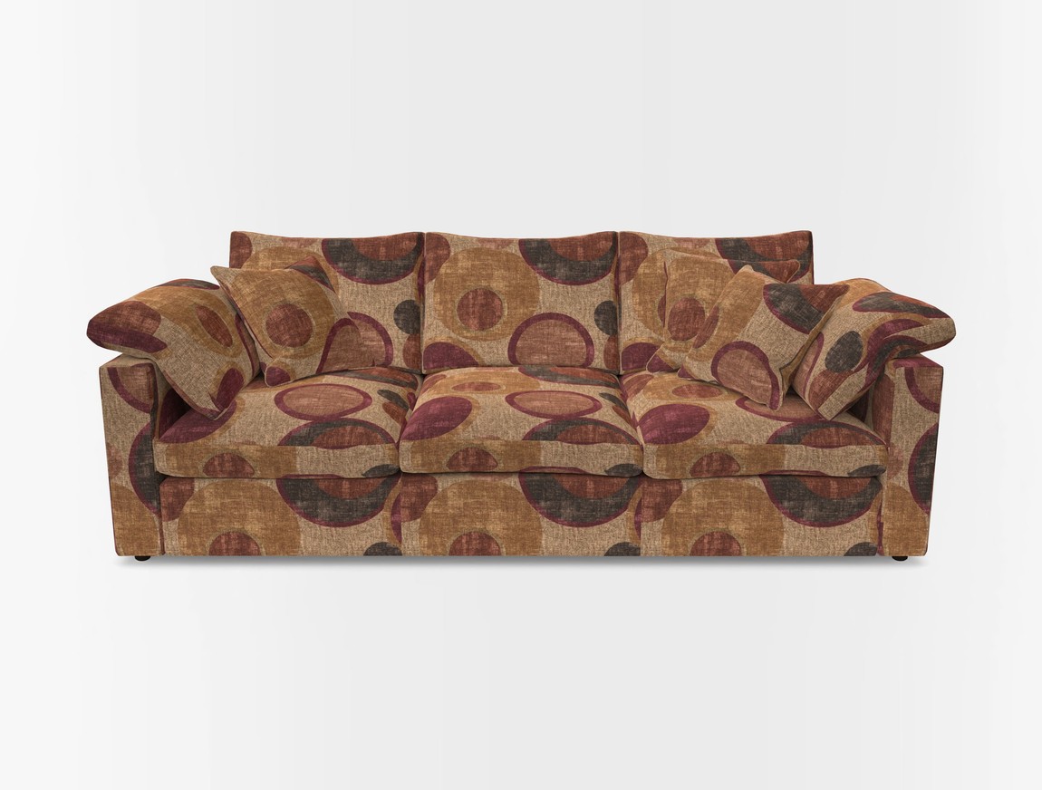 4 Seater Straight Arm Sofa