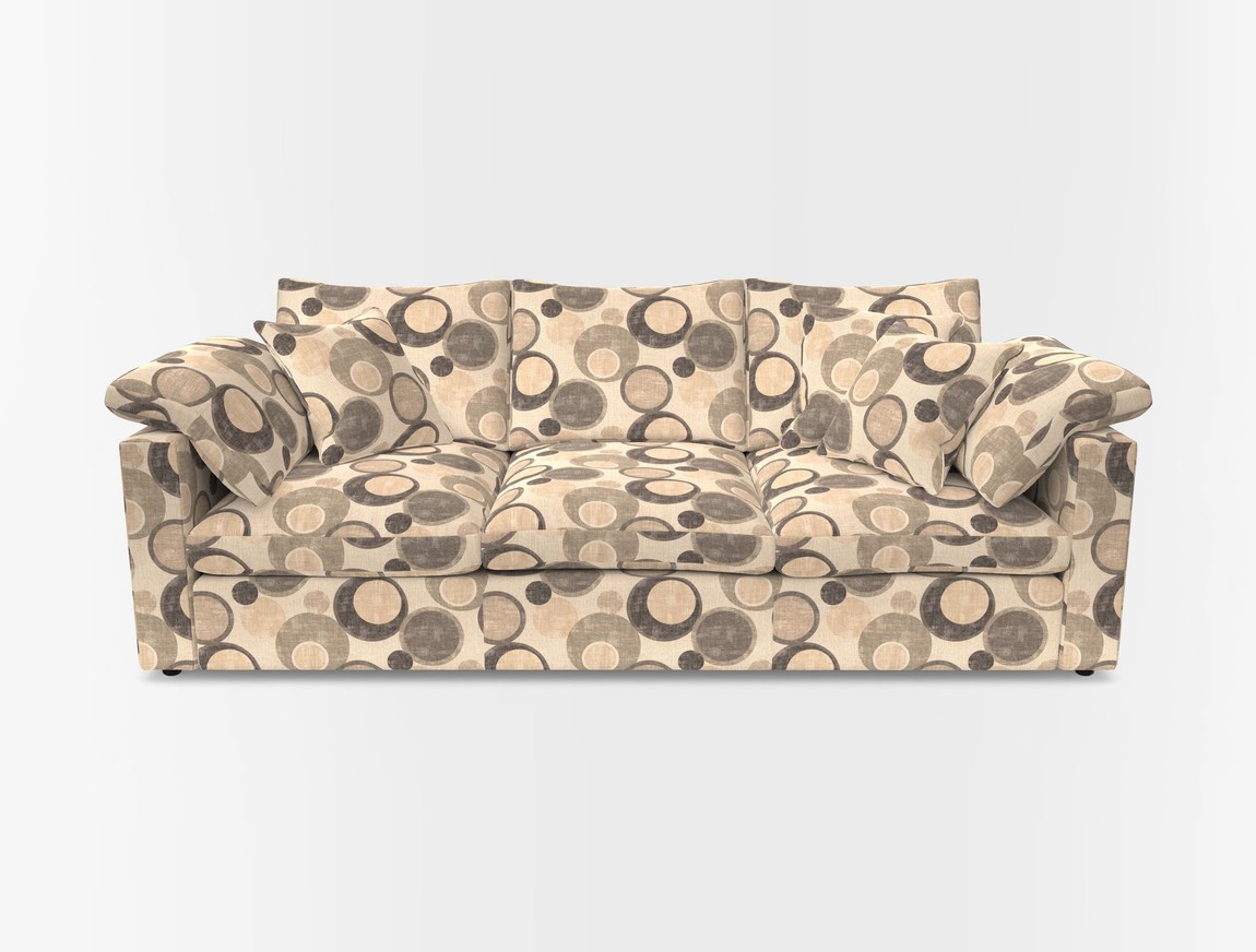4 Seater Straight Arm Sofa