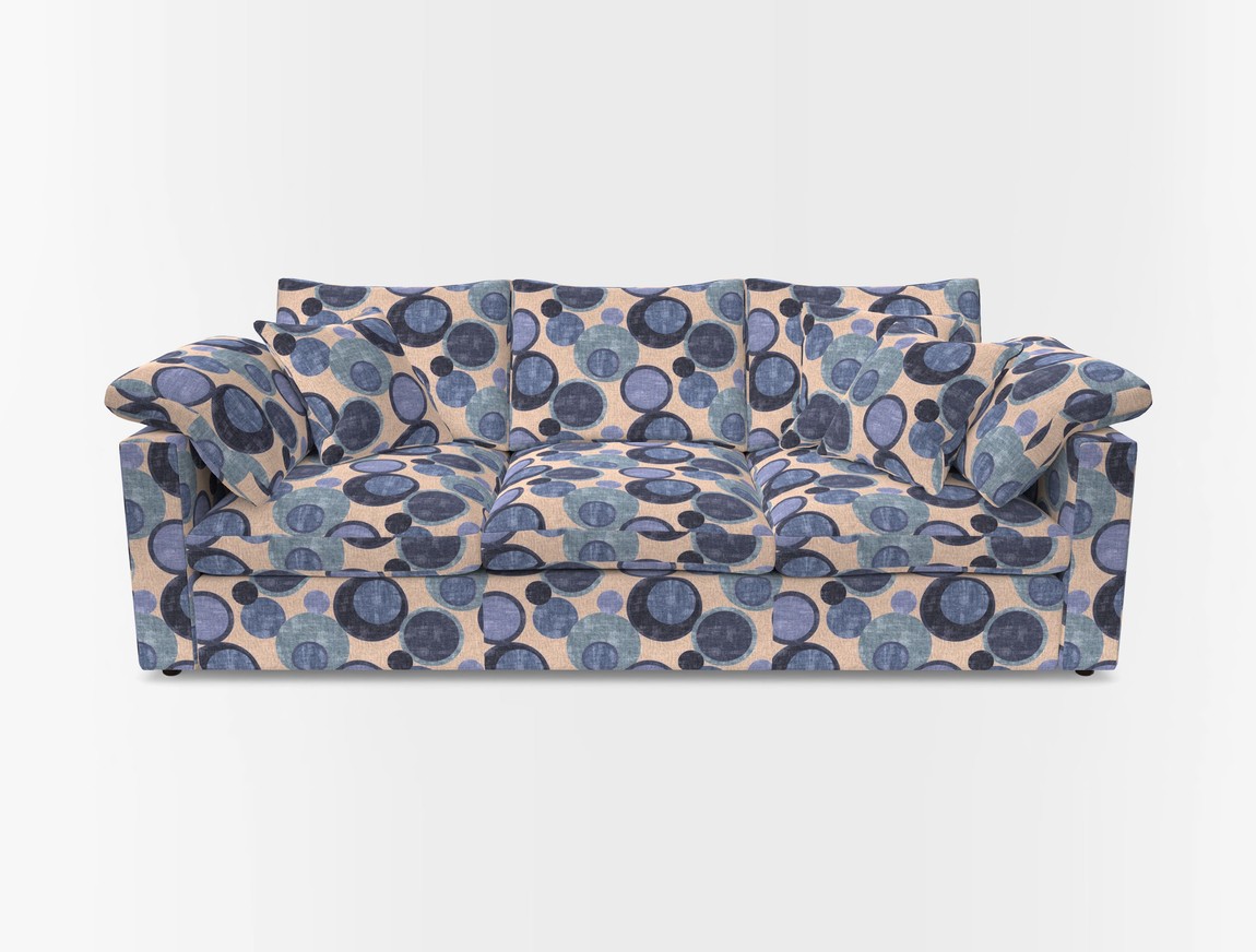 4 Seater Straight Arm Sofa