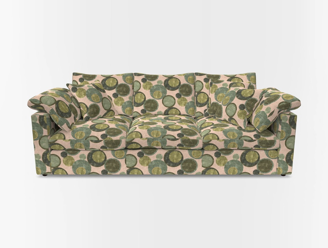 4 Seater Straight Arm Sofa