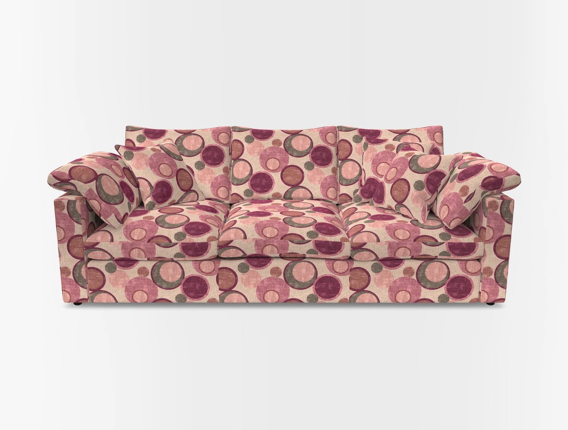 4 Seater Straight Arm Sofa