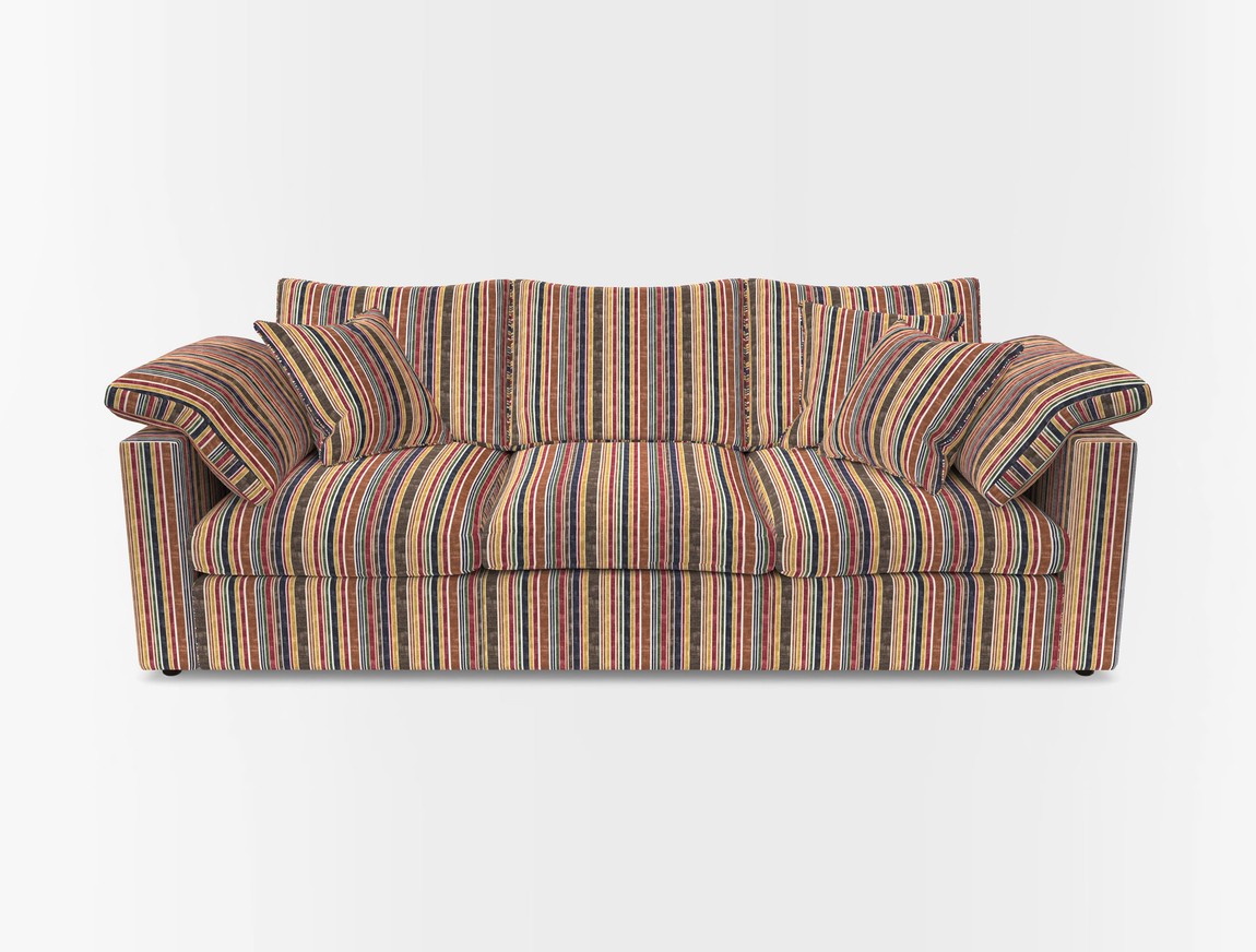4 Seater Straight Arm Sofa
