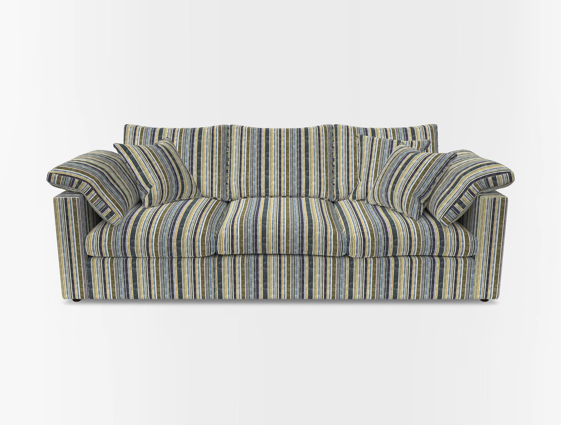 4 Seater Straight Arm Sofa