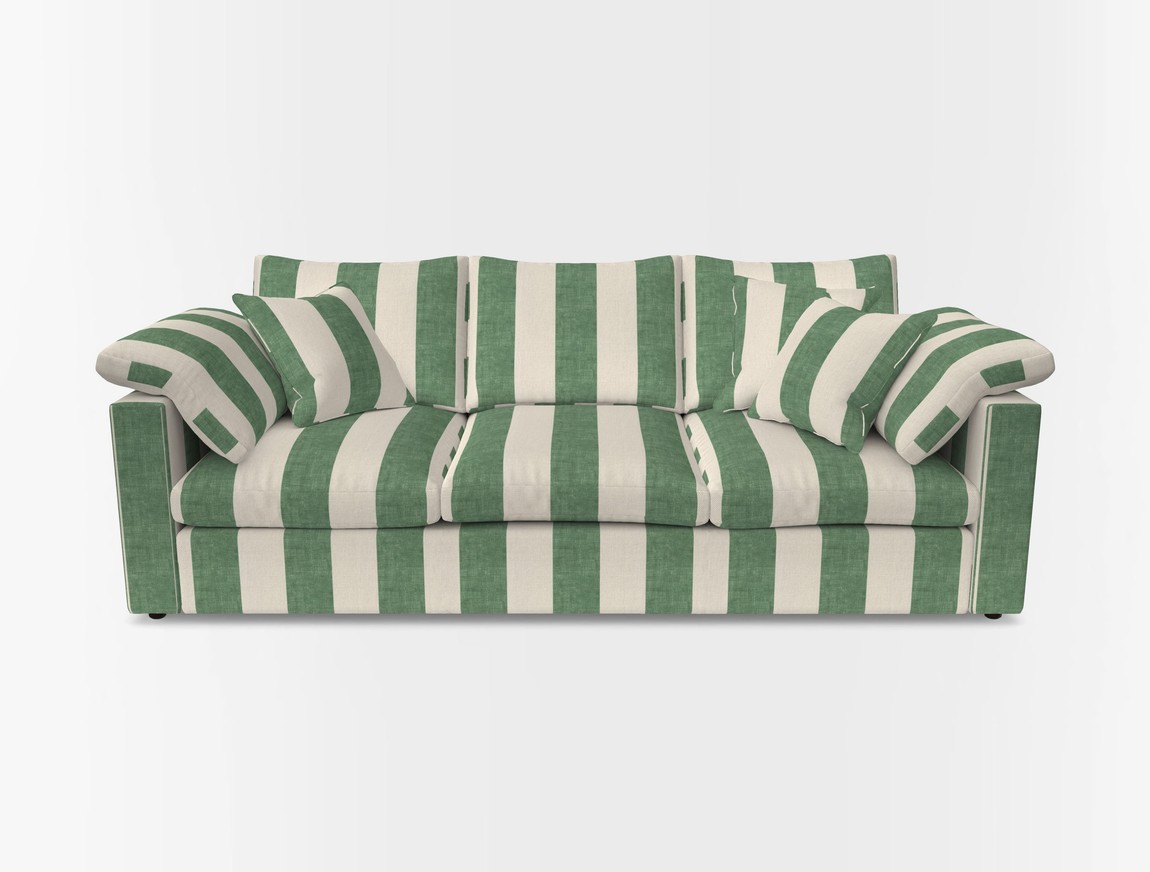 4 Seater Straight Arm Sofa