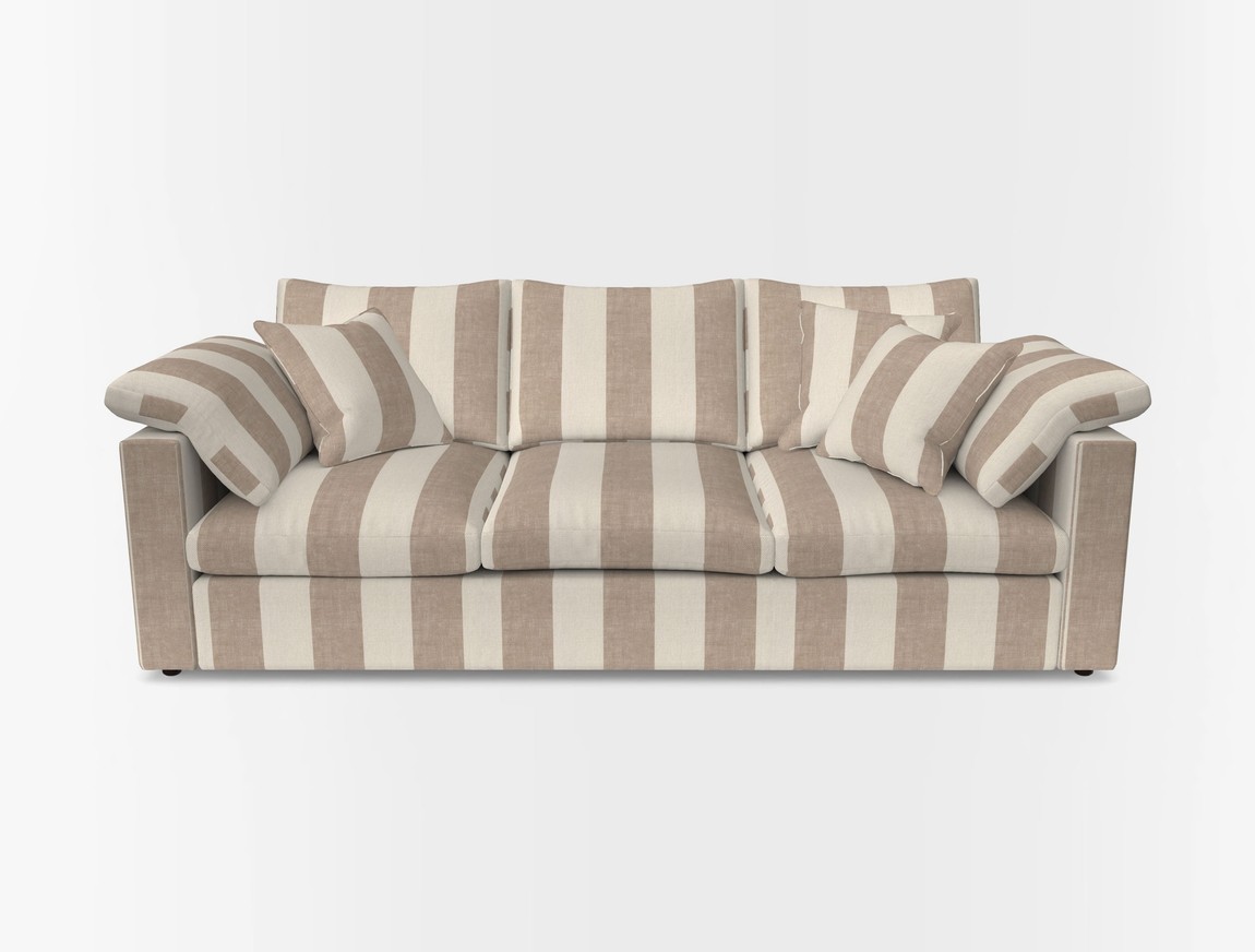 4 Seater Straight Arm Sofa