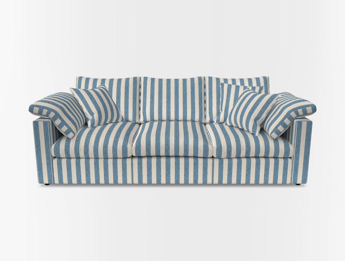 4 Seater Straight Arm Sofa