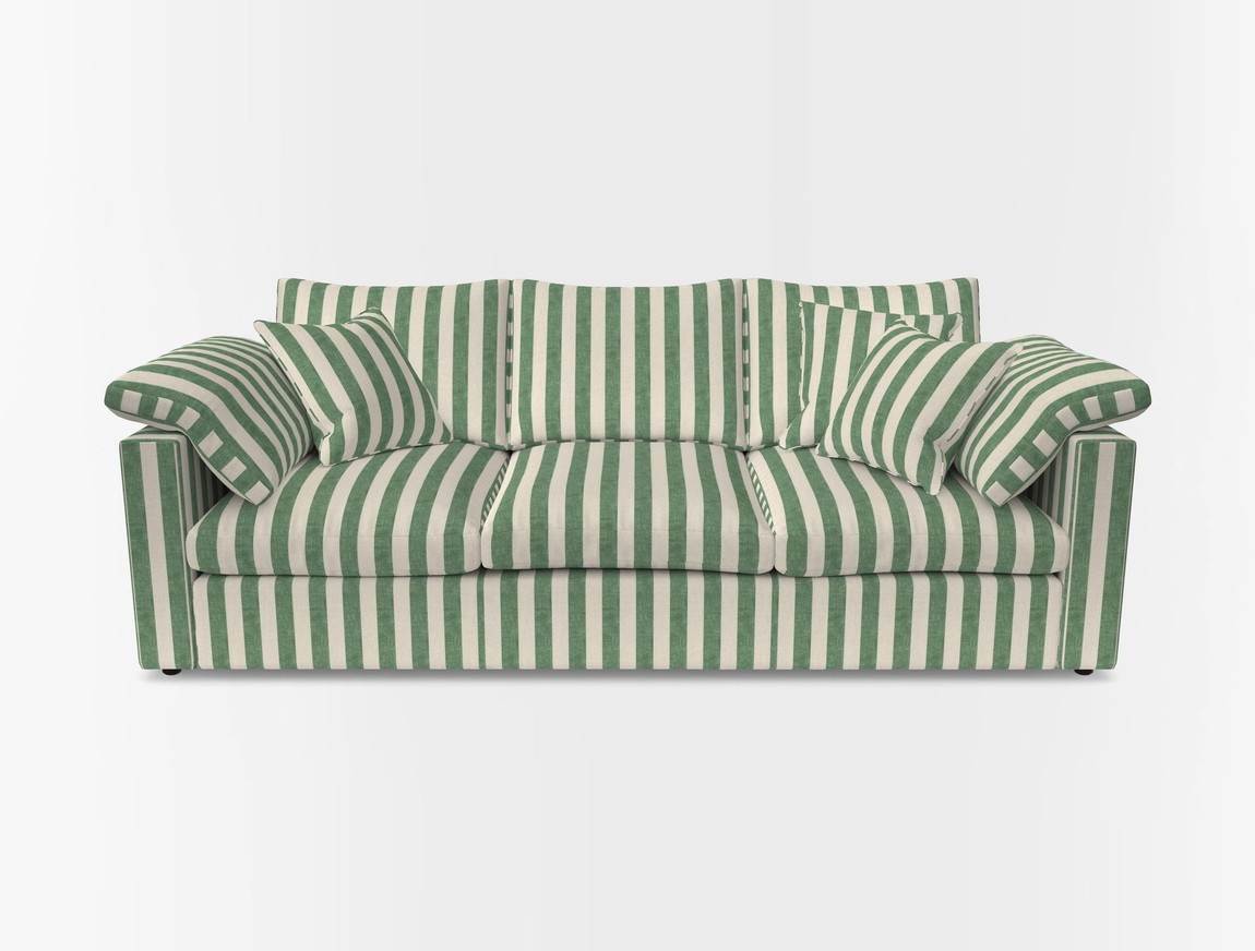 4 Seater Straight Arm Sofa