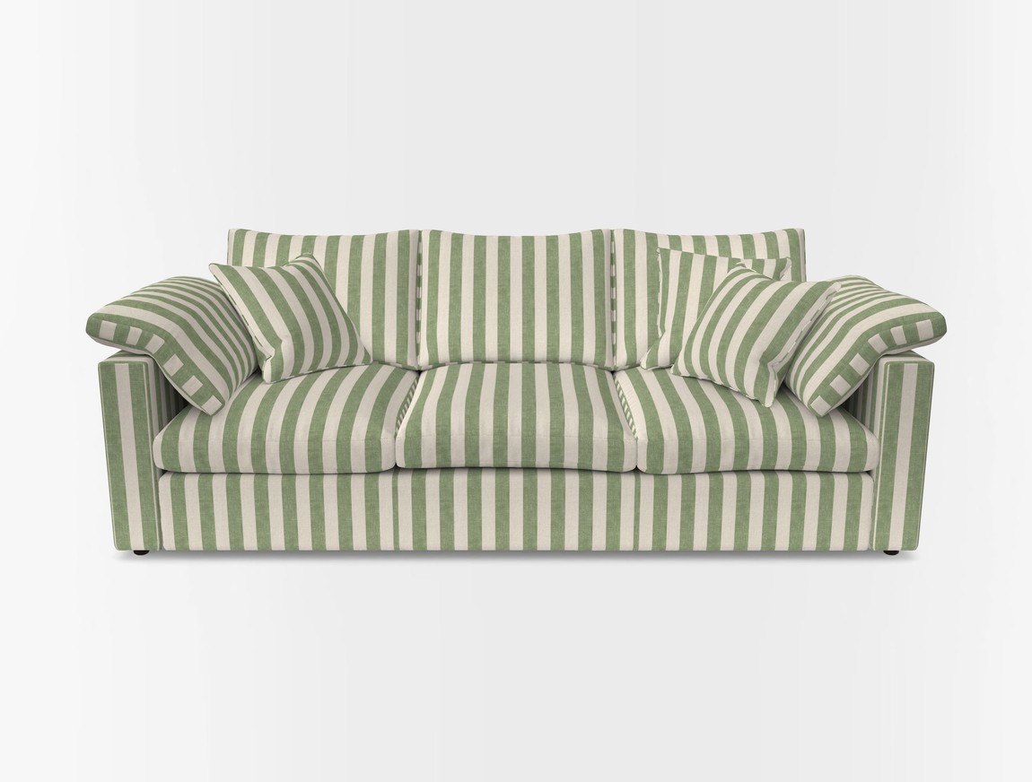 4 Seater Straight Arm Sofa