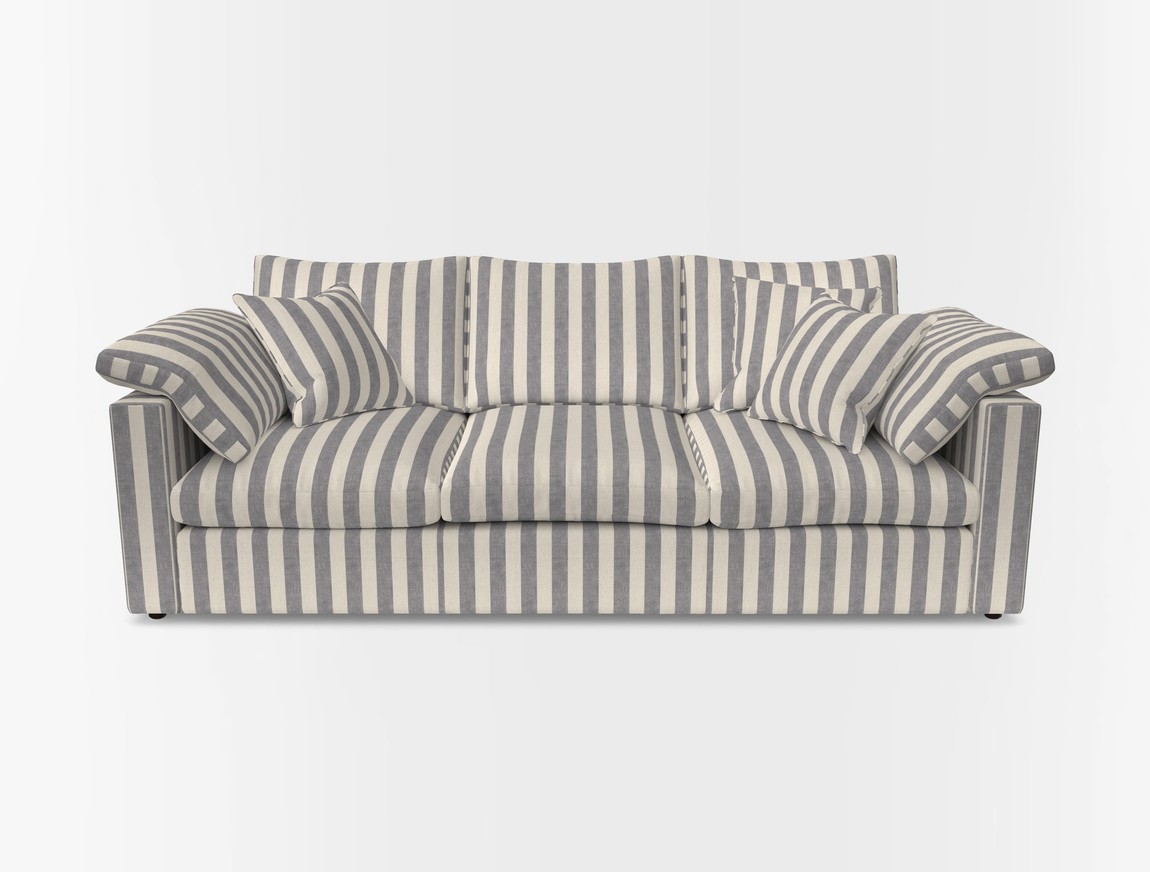 4 Seater Straight Arm Sofa