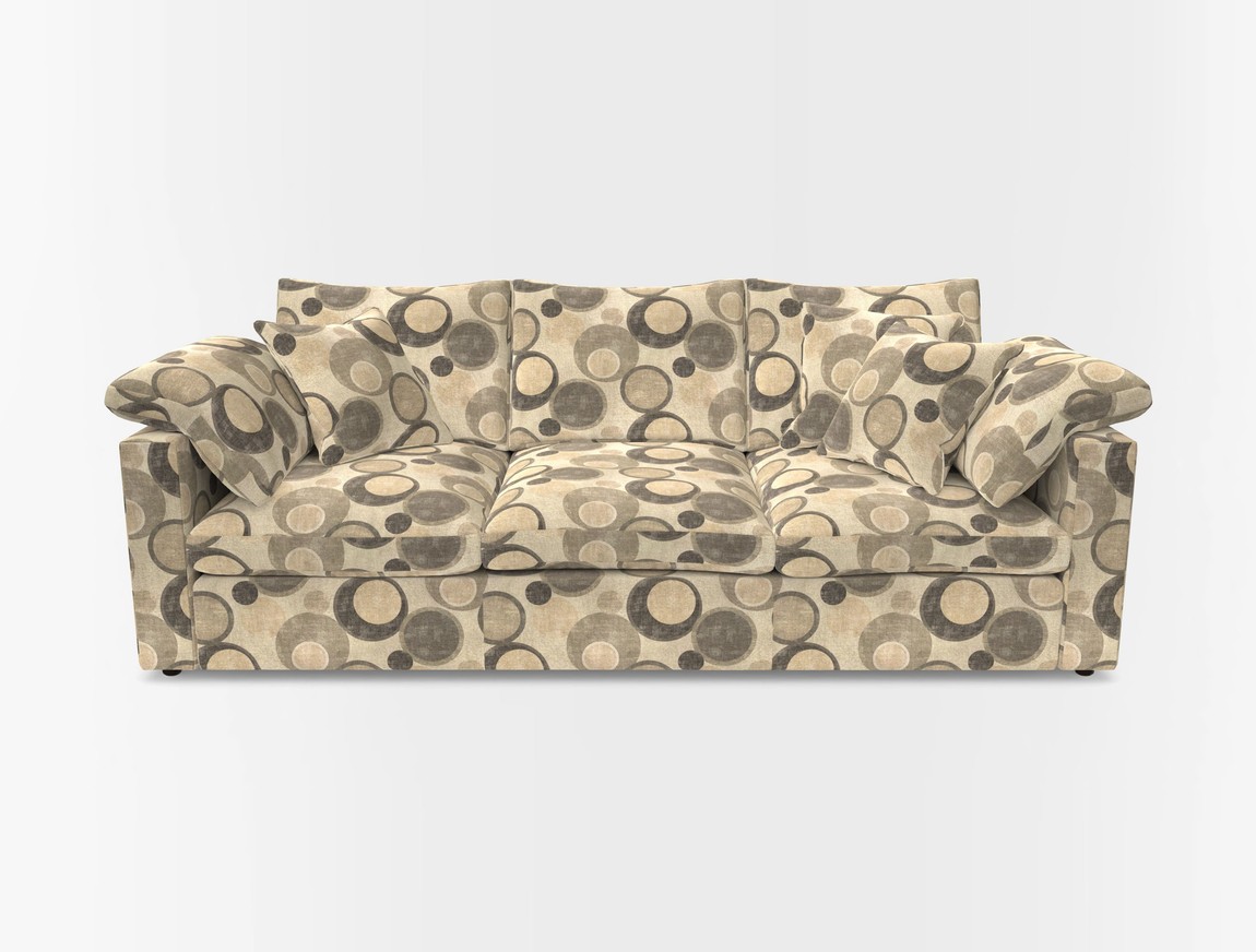 4 Seater Straight Arm Sofa