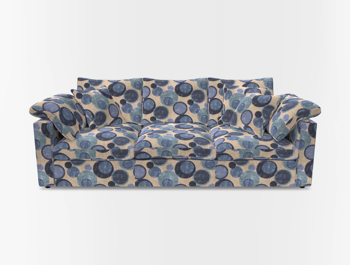 4 Seater Straight Arm Sofa