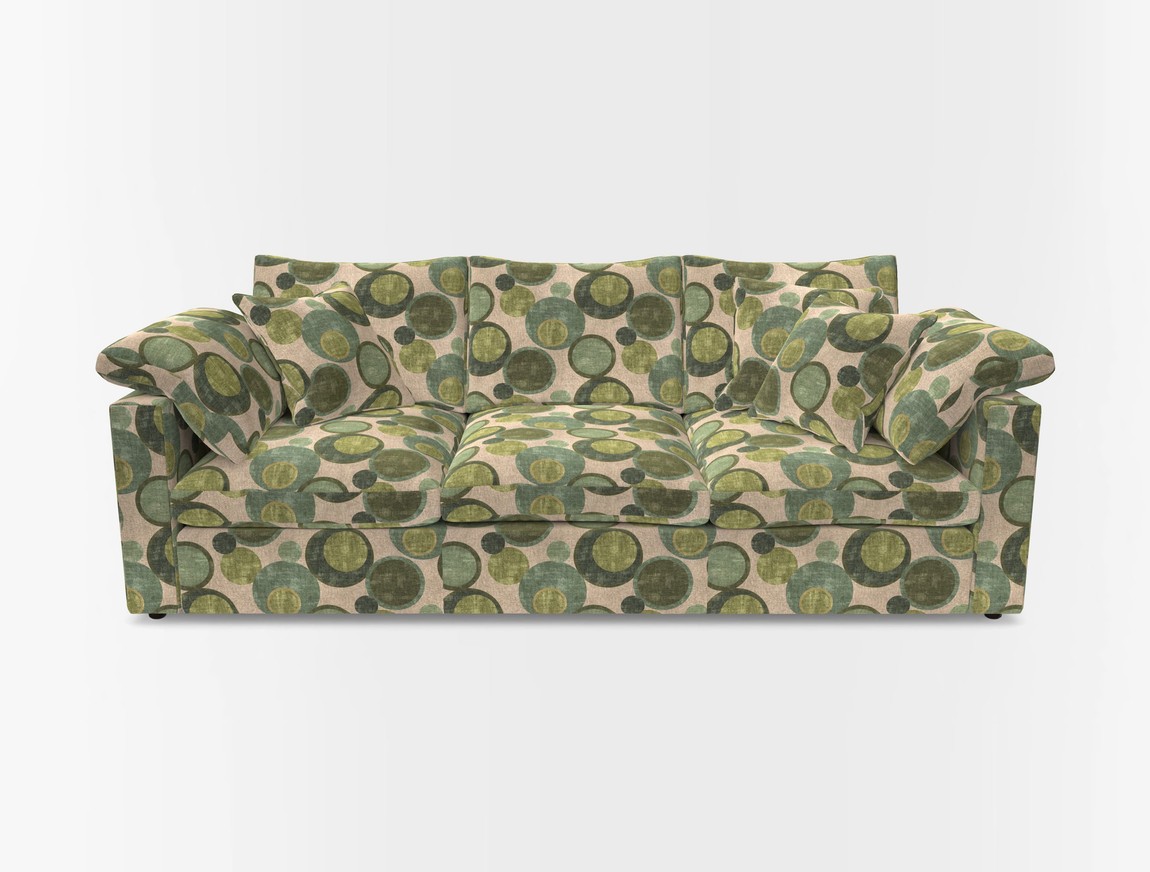 4 Seater Straight Arm Sofa
