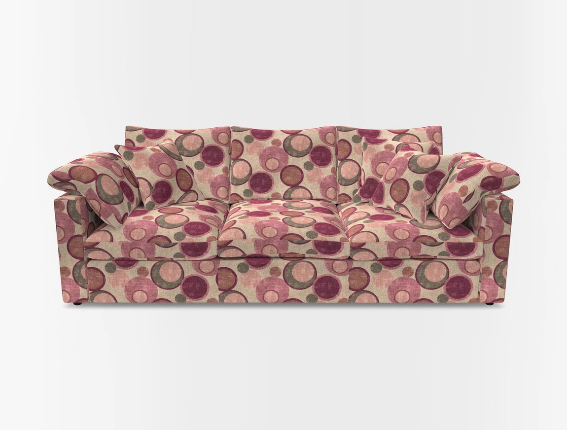4 Seater Straight Arm Sofa