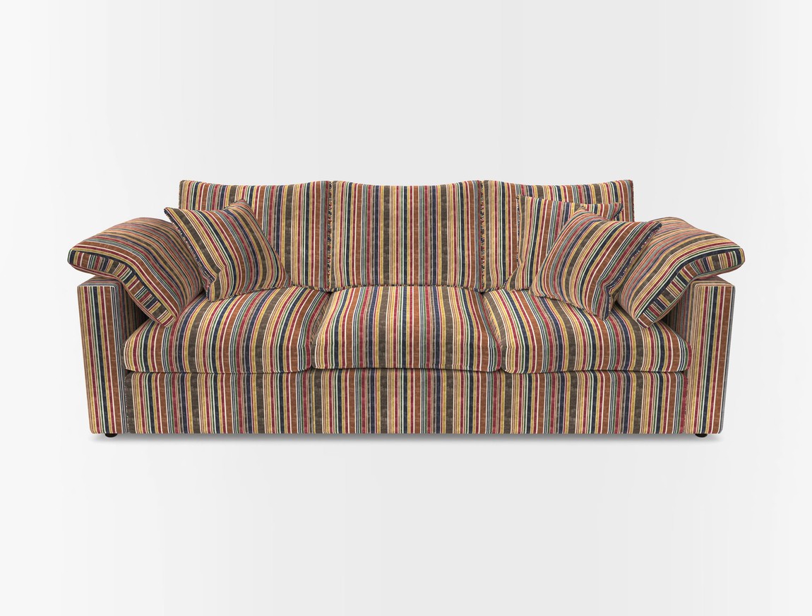 4 Seater Straight Arm Sofa
