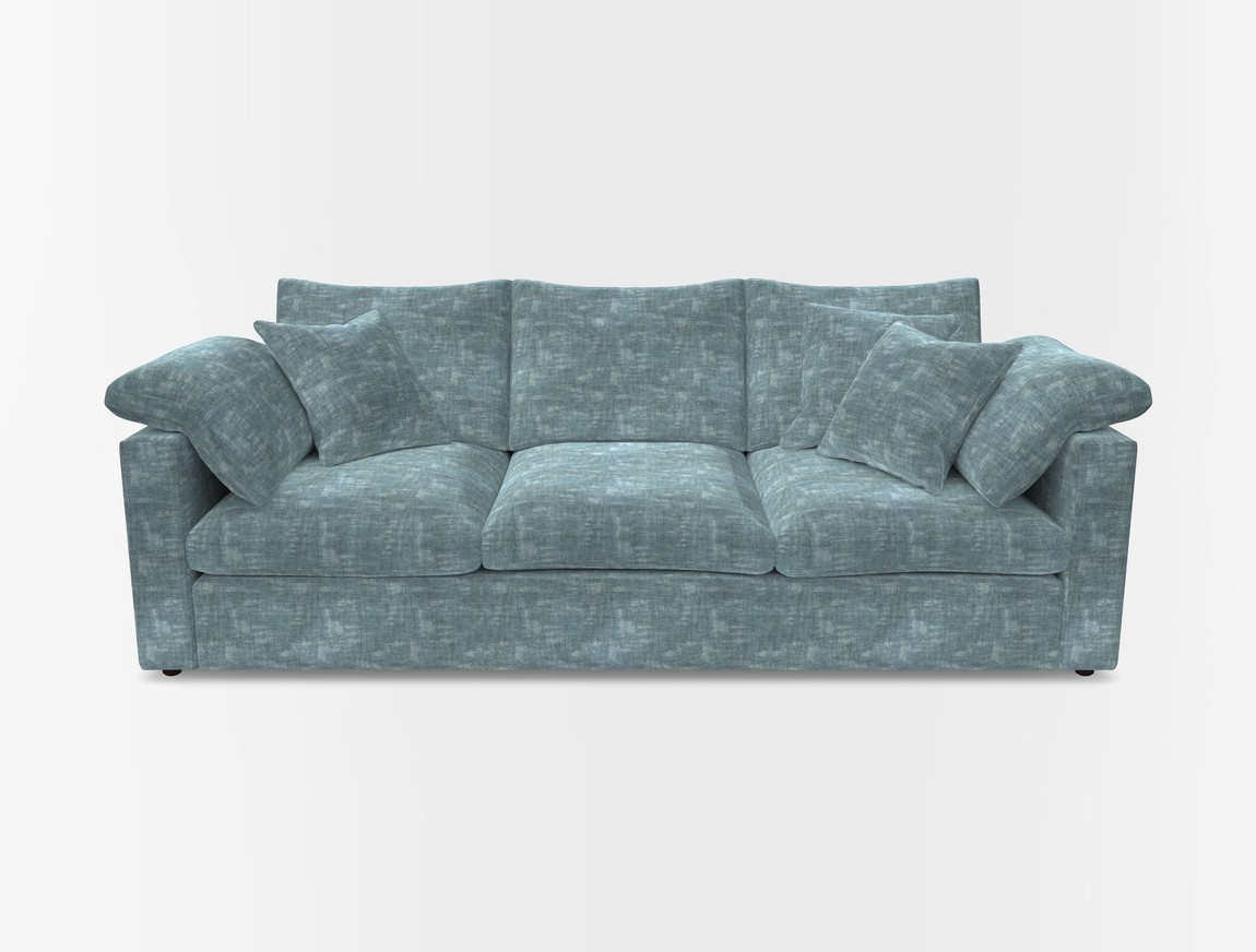 4 Seater Straight Arm Sofa