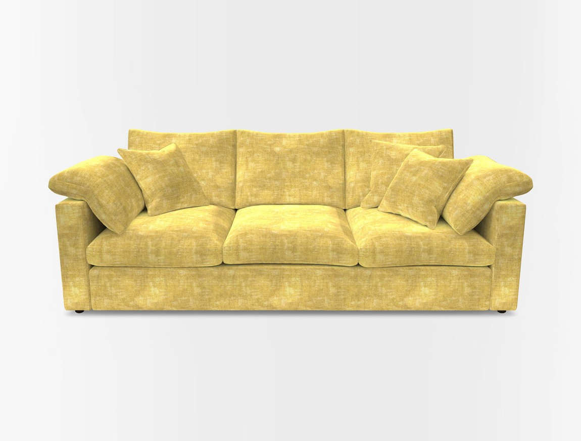 4 Seater Straight Arm Sofa
