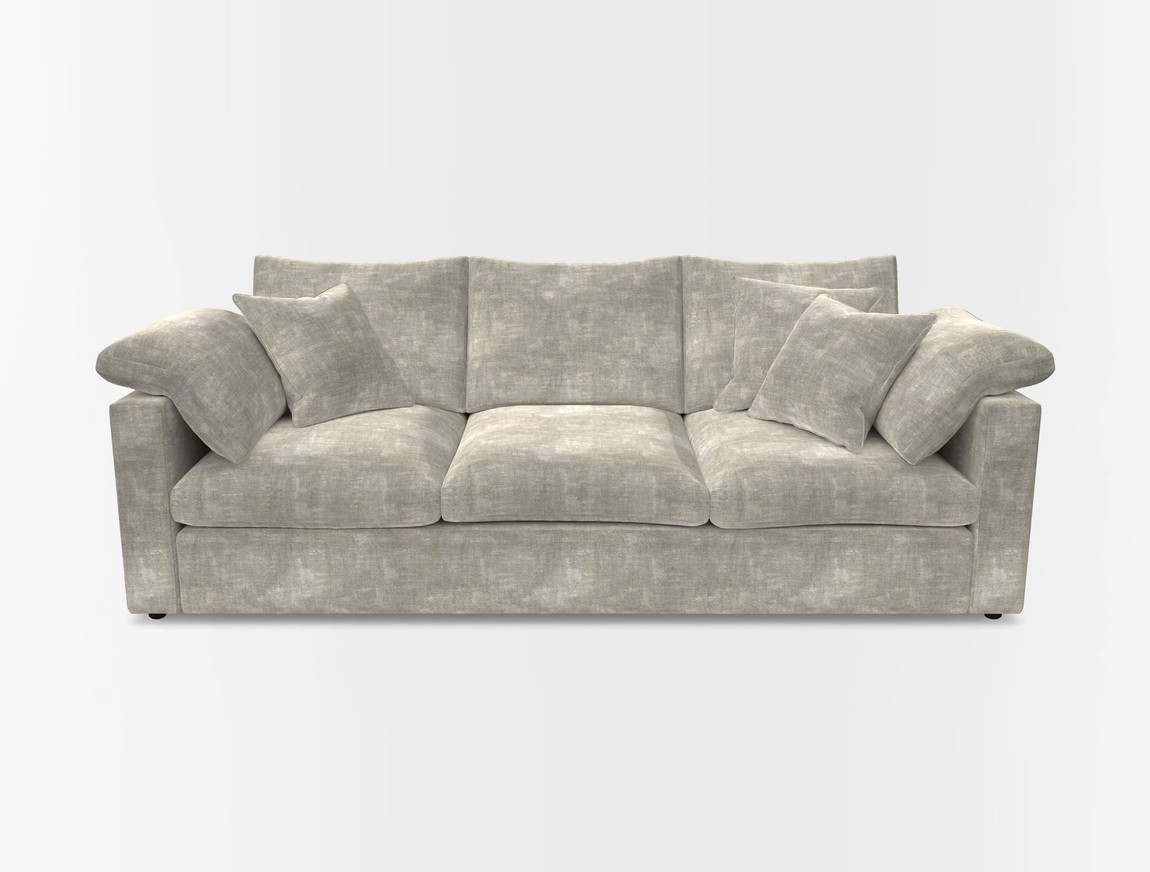 4 Seater Straight Arm Sofa