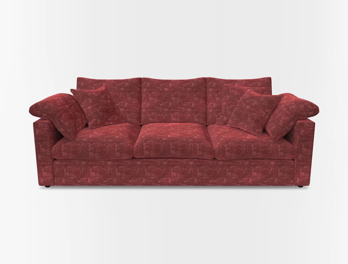 4 Seater Straight Arm Sofa