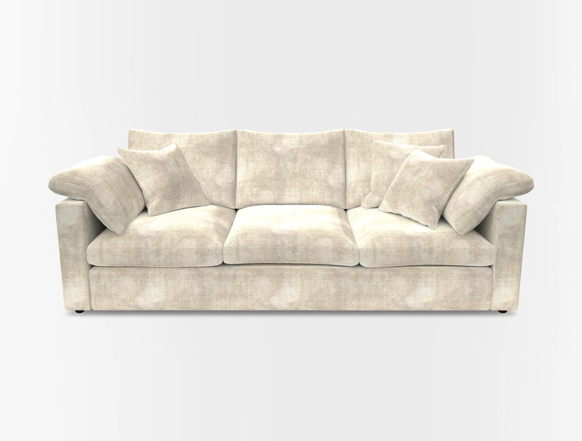 4 Seater Straight Arm Sofa