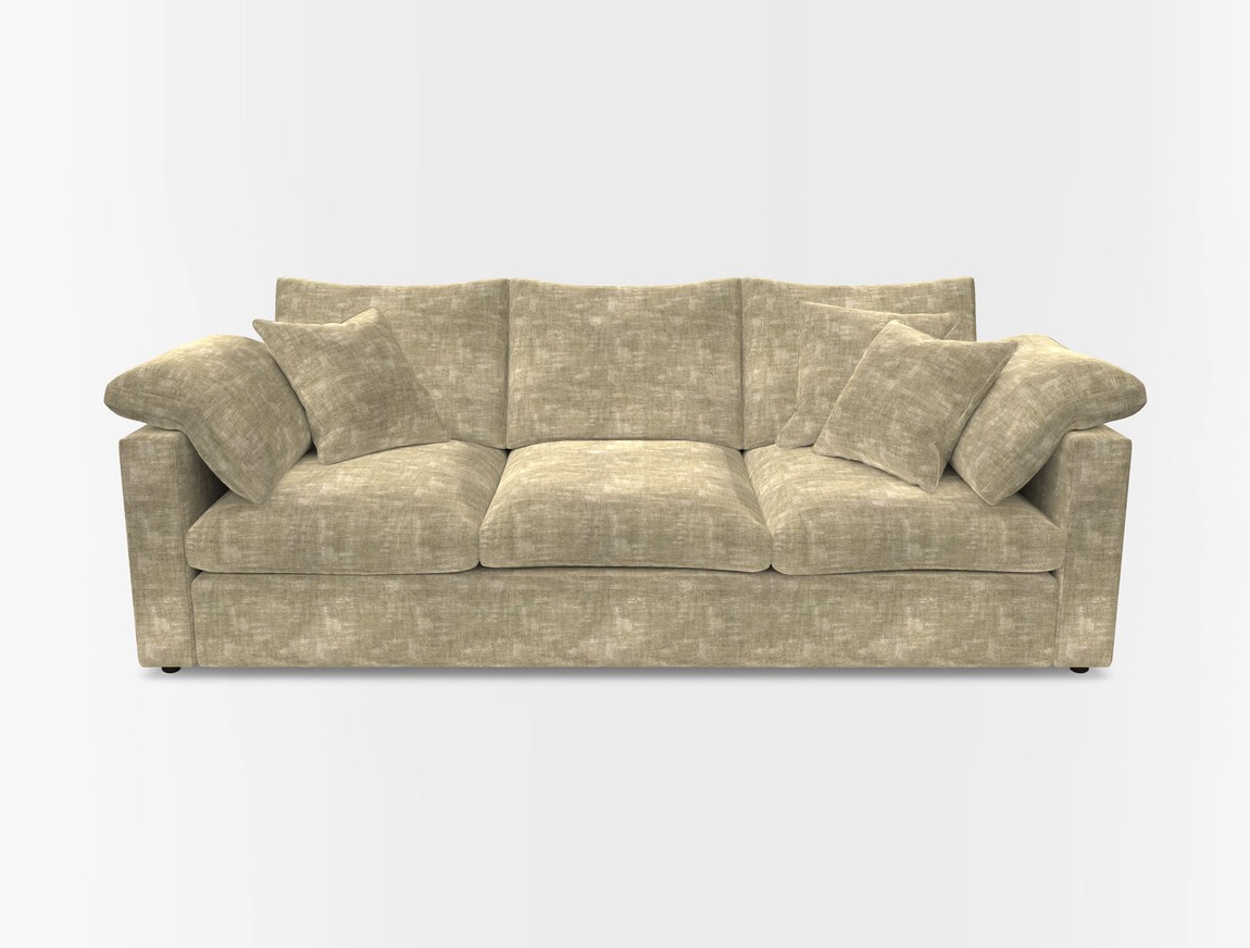 4 Seater Straight Arm Sofa