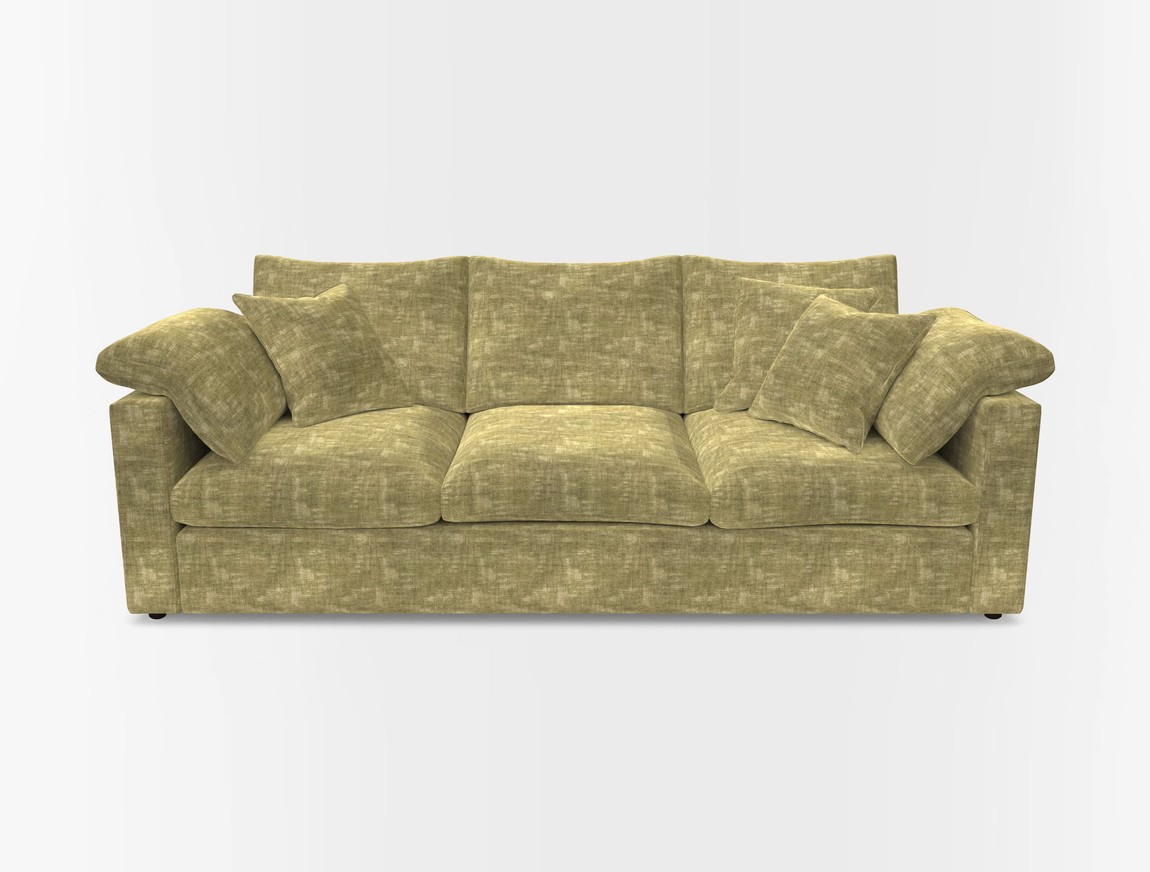 4 Seater Straight Arm Sofa