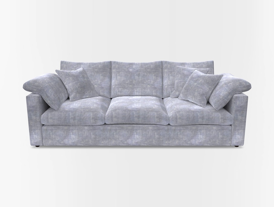 4 Seater Straight Arm Sofa