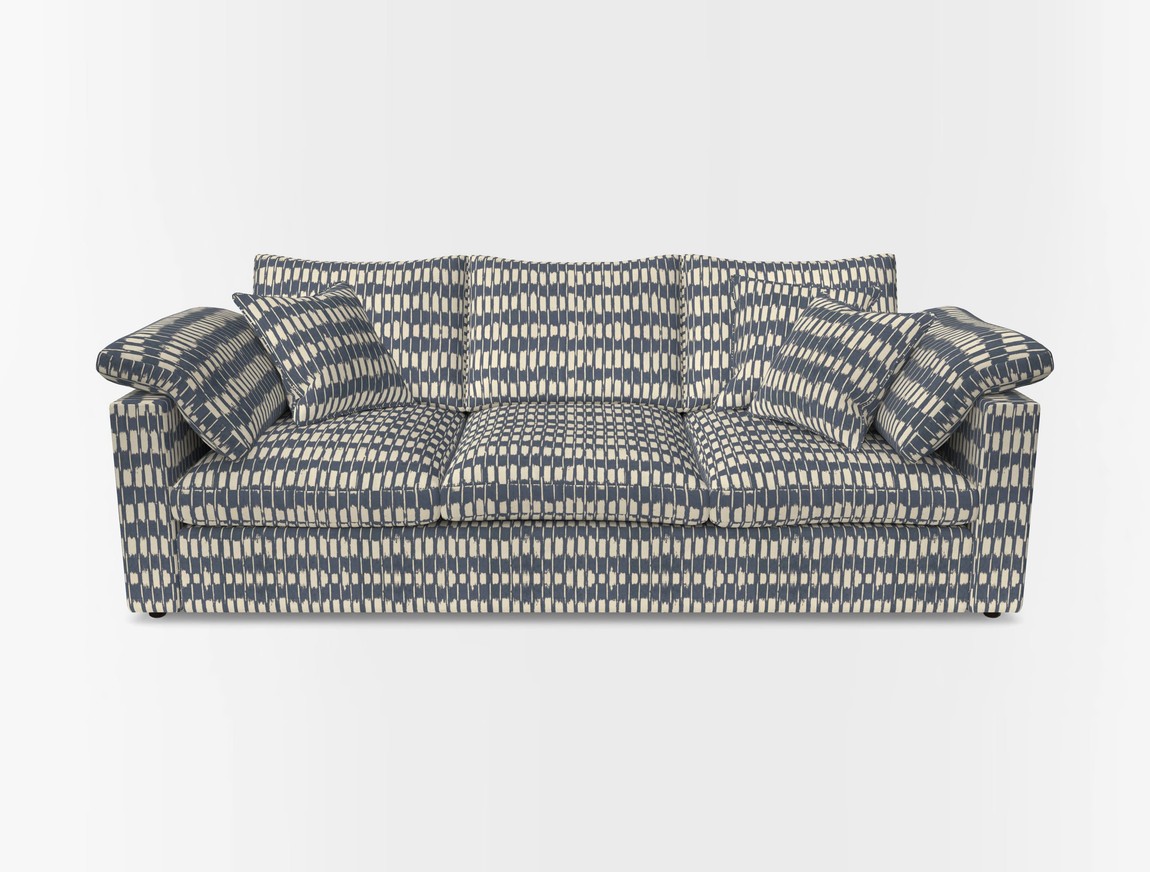 4 Seater Straight Arm Sofa
