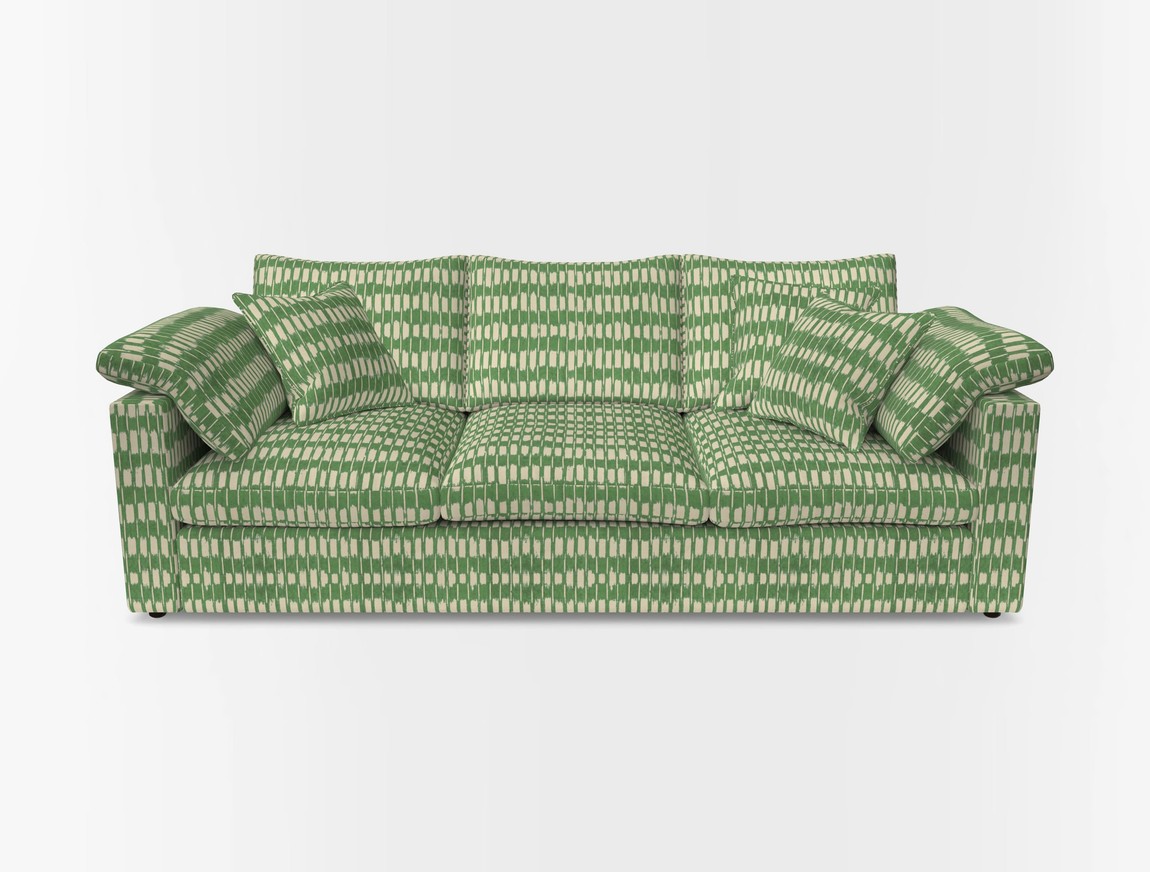 4 Seater Straight Arm Sofa