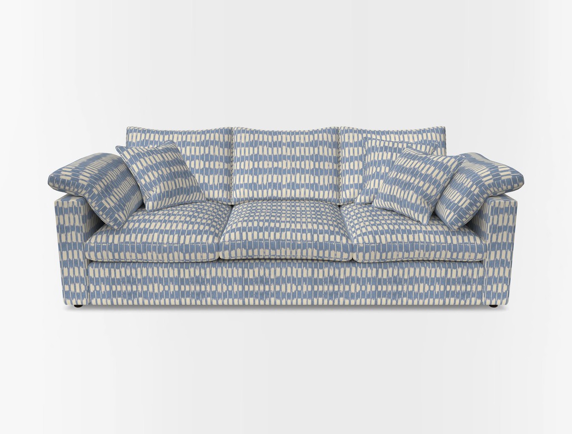 4 Seater Straight Arm Sofa