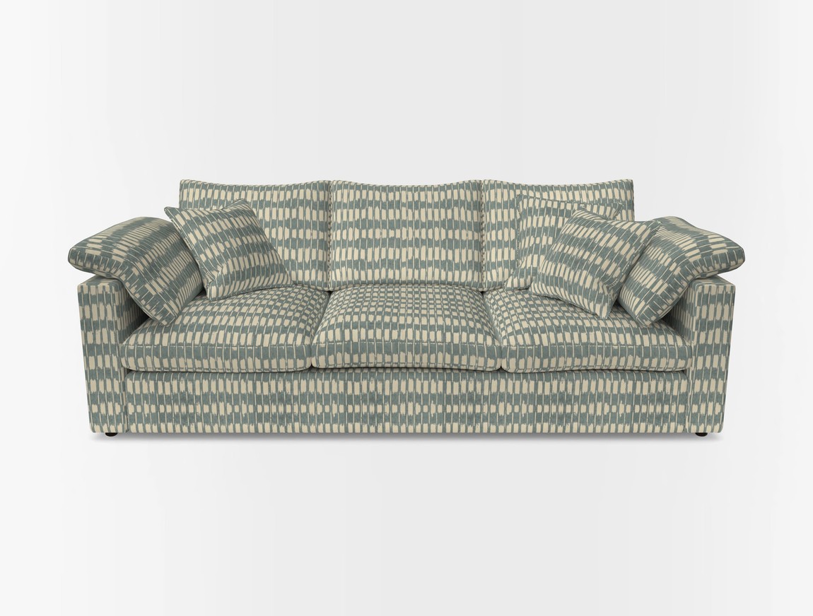4 Seater Straight Arm Sofa