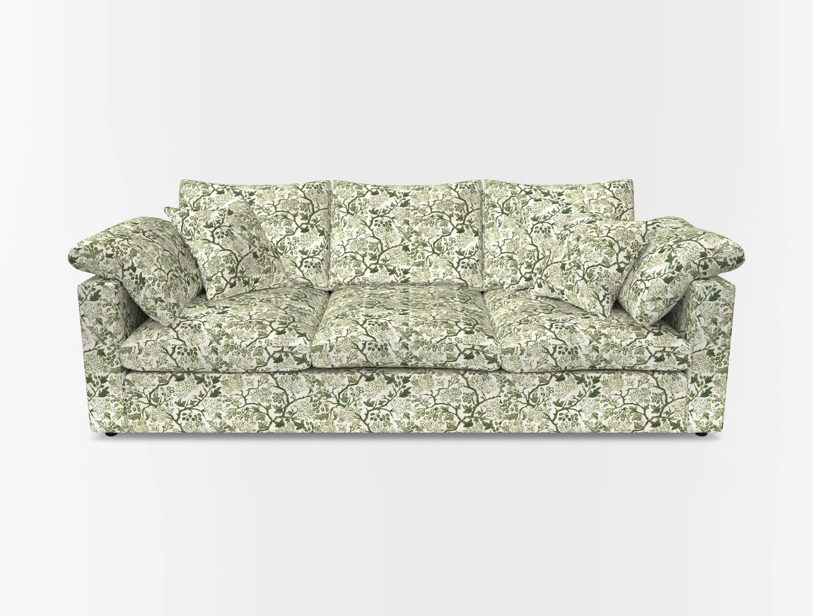 4 Seater Straight Arm Sofa