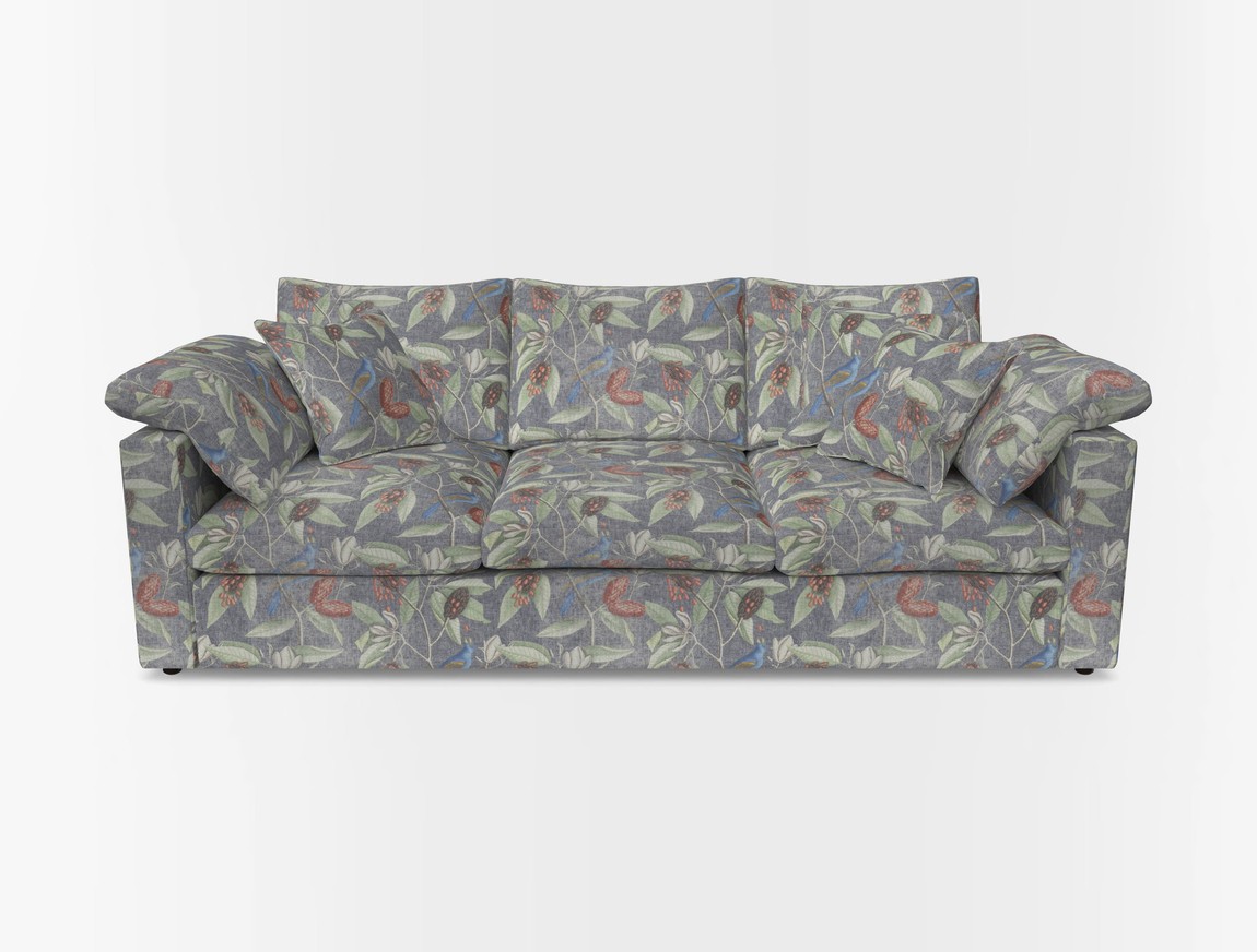 4 Seater Straight Arm Sofa
