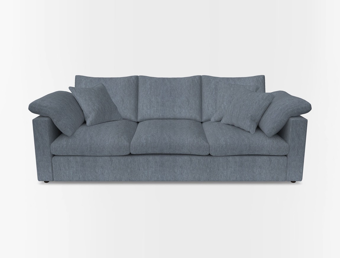 4 Seater Straight Arm Sofa