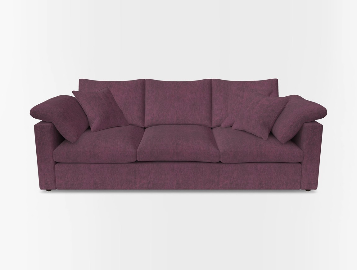 4 Seater Straight Arm Sofa