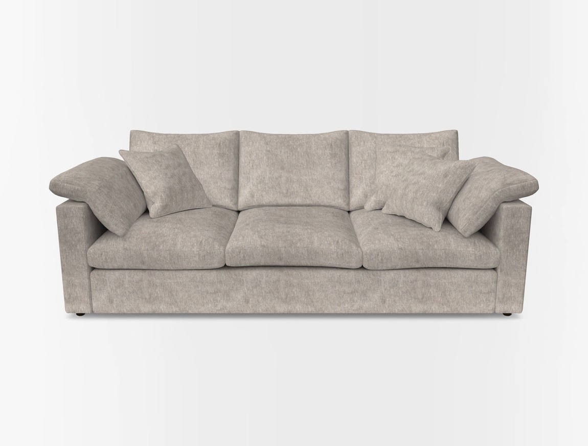 4 Seater Straight Arm Sofa