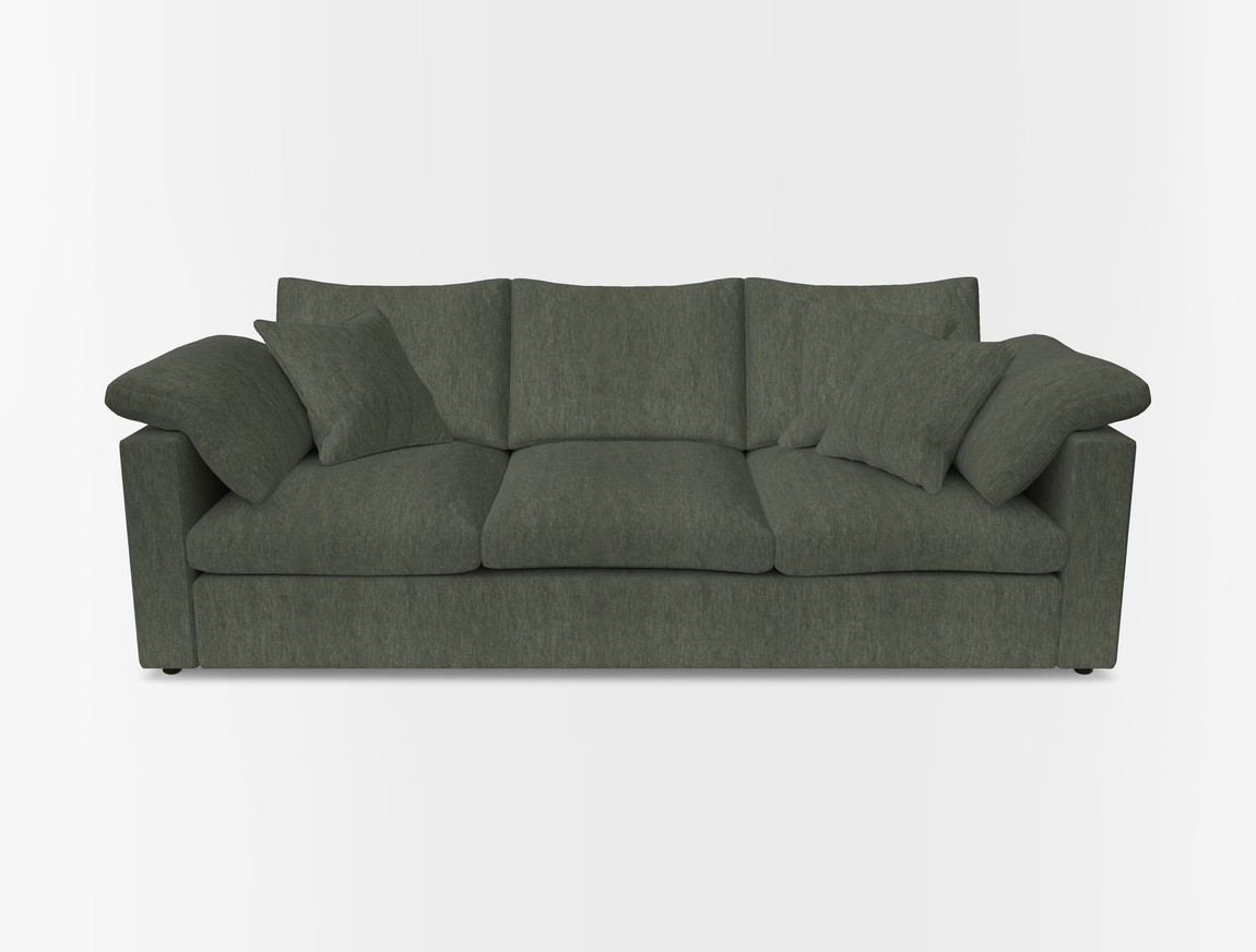 4 Seater Straight Arm Sofa