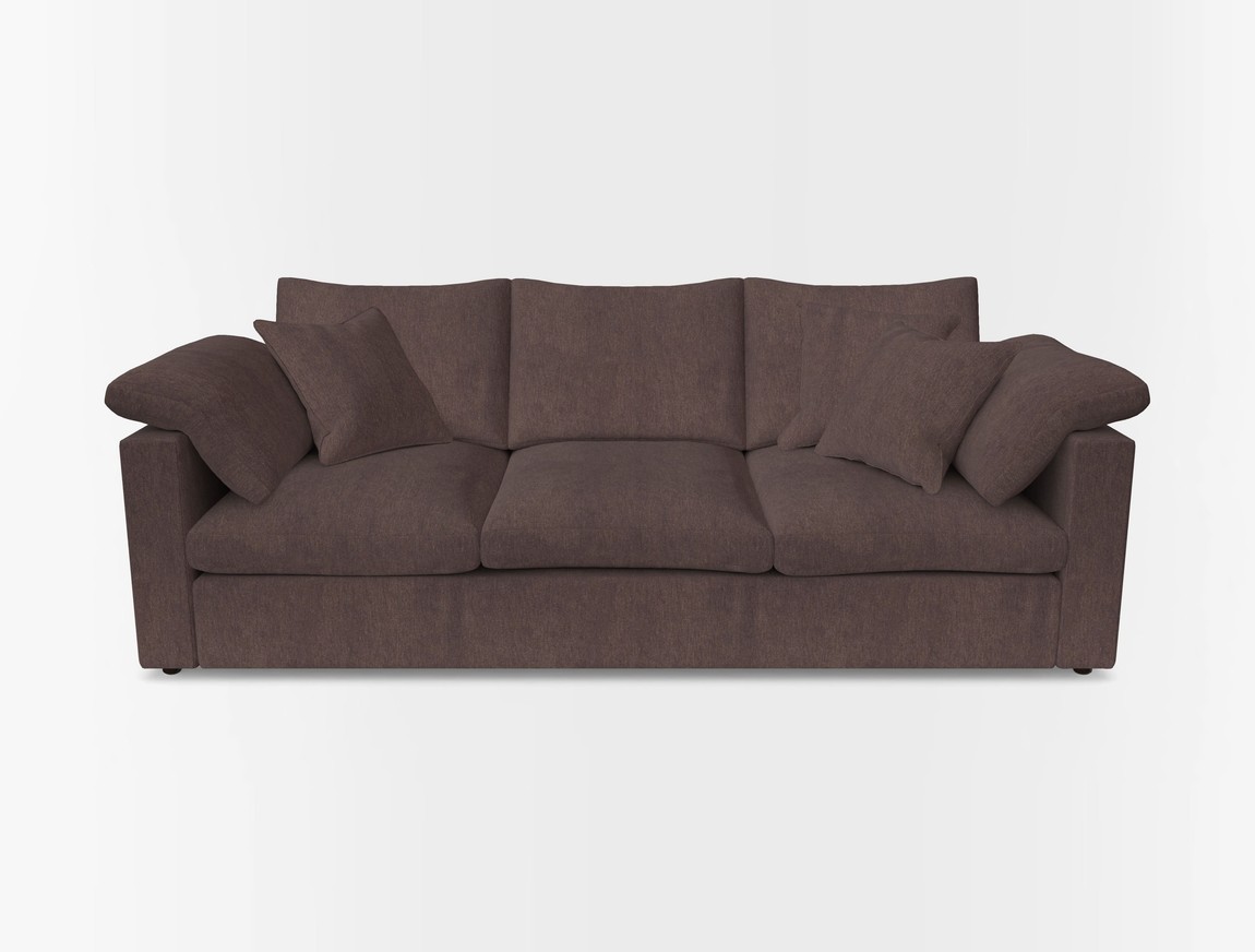 4 Seater Straight Arm Sofa