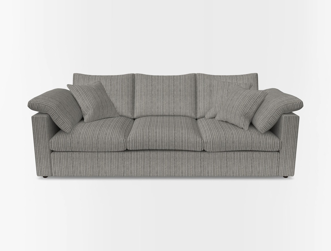 4 Seater Straight Arm Sofa