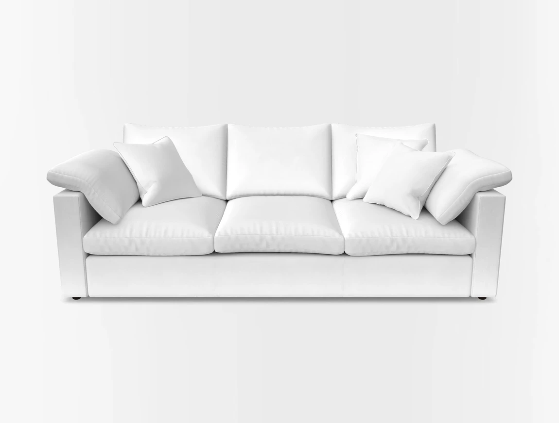 4 Seater Straight Arm Sofa