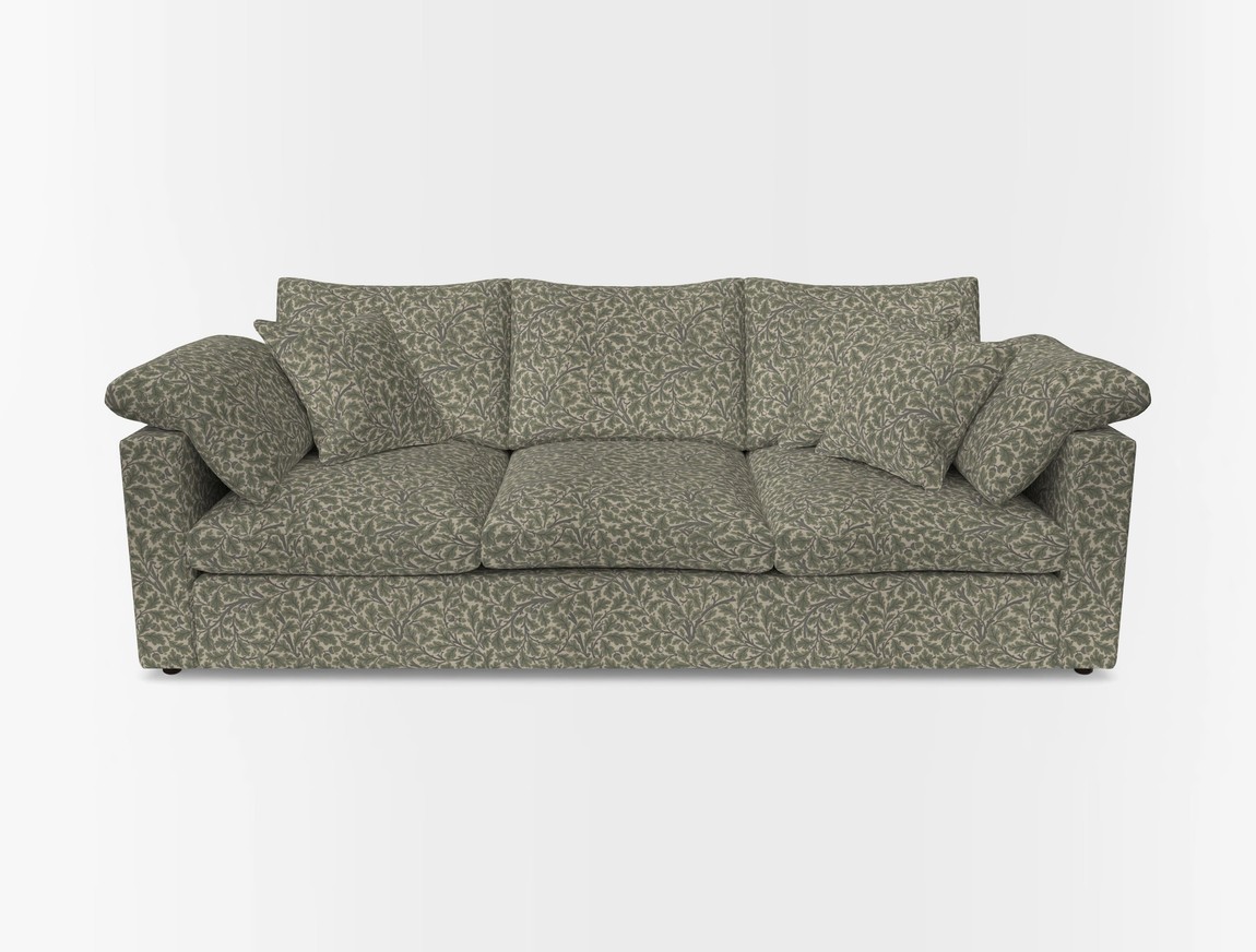 4 Seater Straight Arm Sofa
