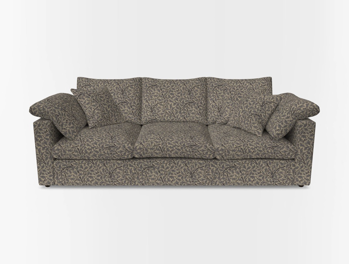4 Seater Straight Arm Sofa