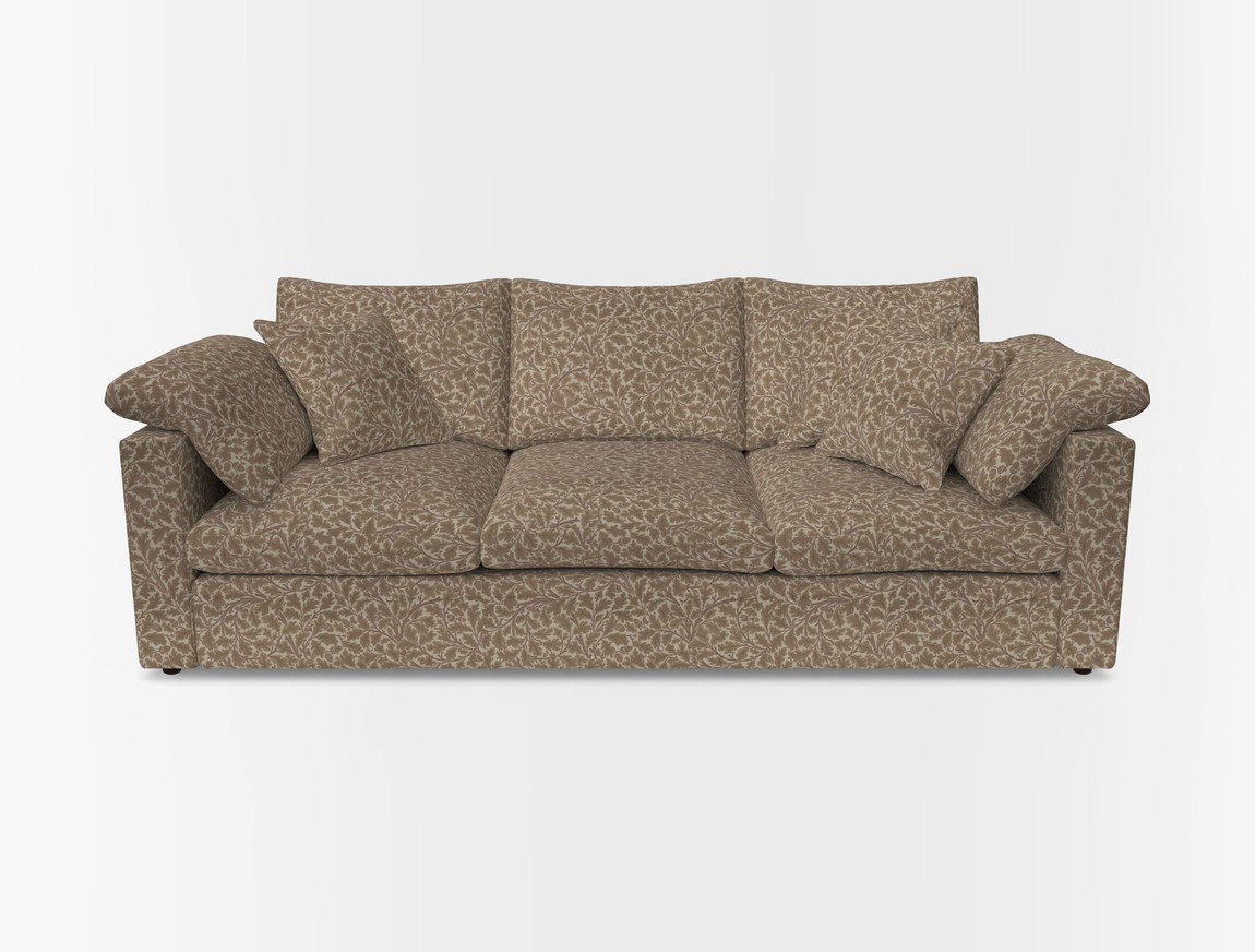 4 Seater Straight Arm Sofa