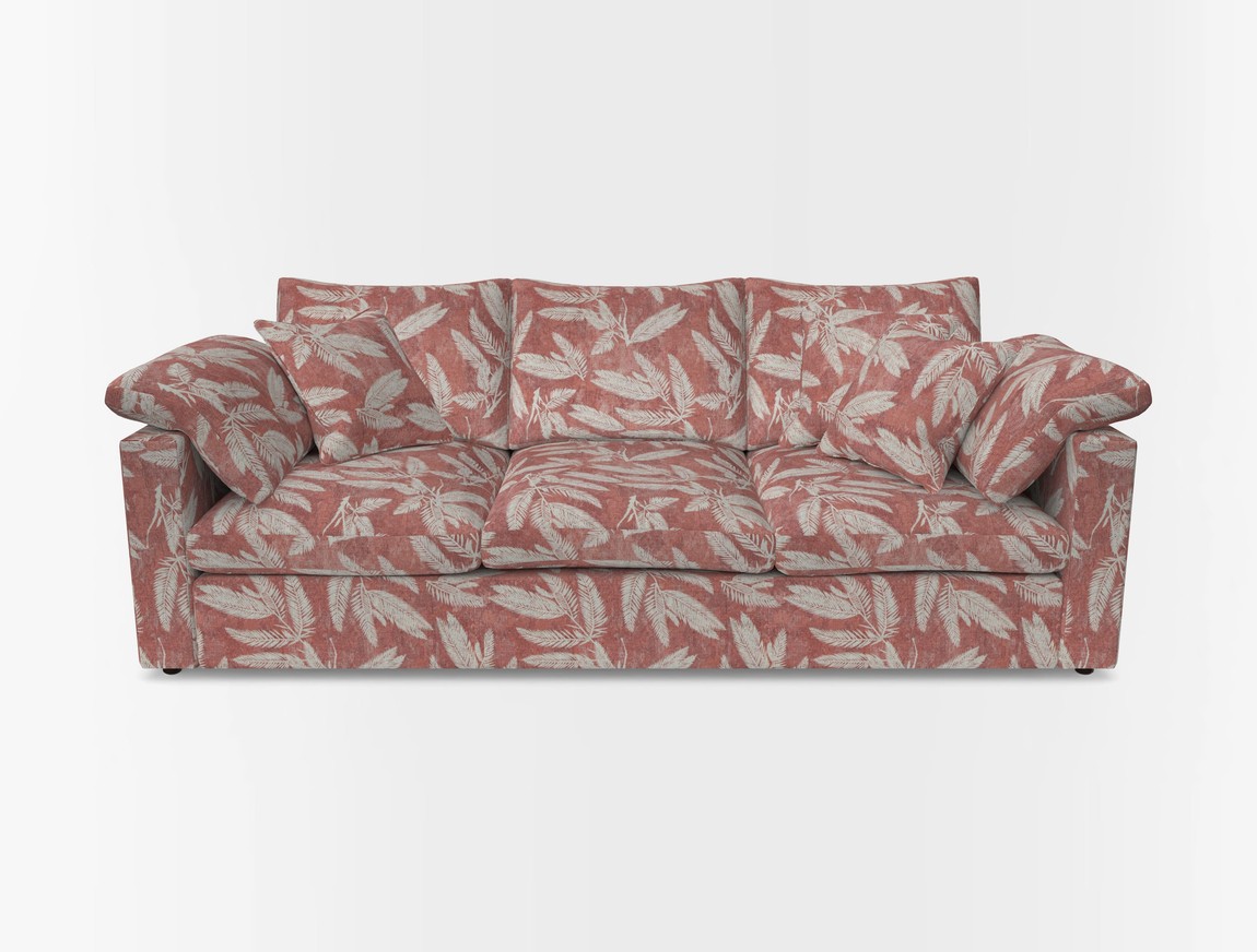 4 Seater Straight Arm Sofa