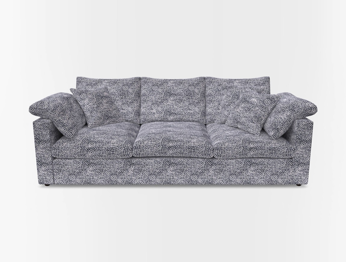 4 Seater Straight Arm Sofa