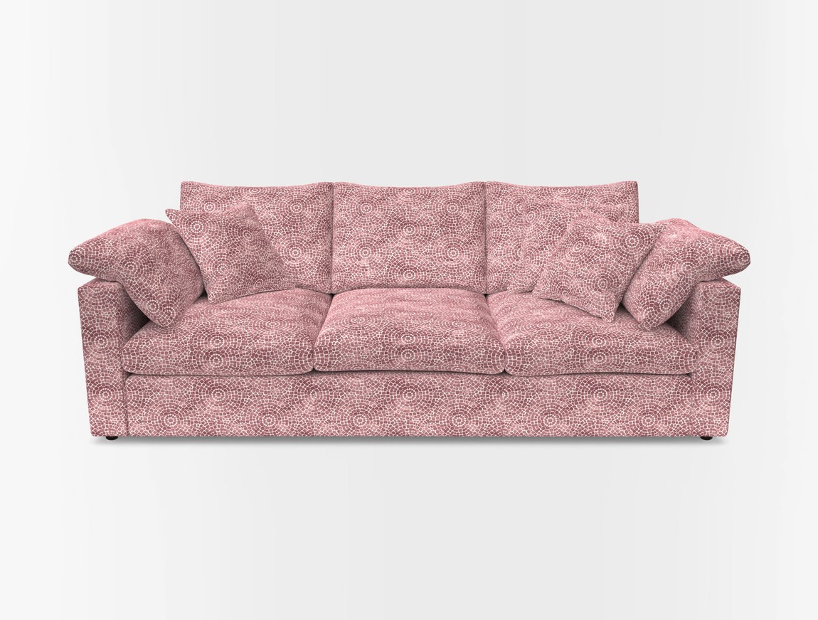 4 Seater Straight Arm Sofa
