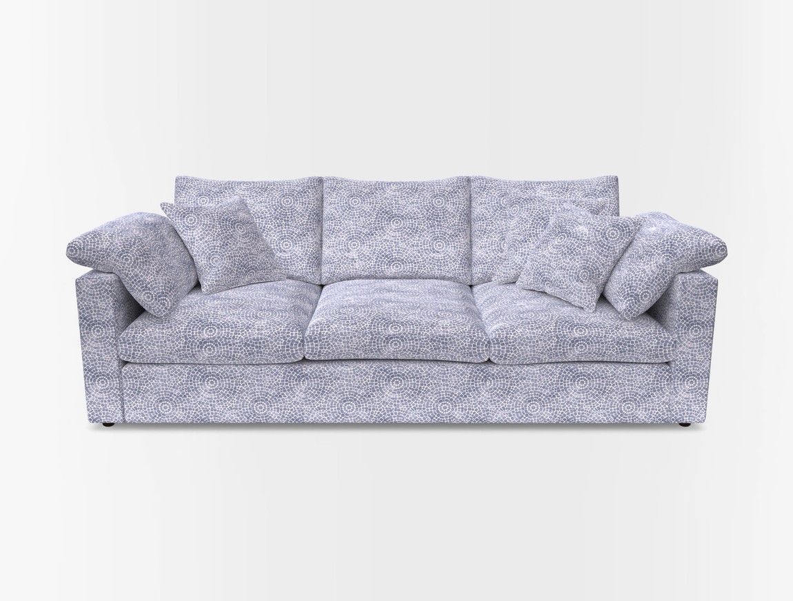 4 Seater Straight Arm Sofa